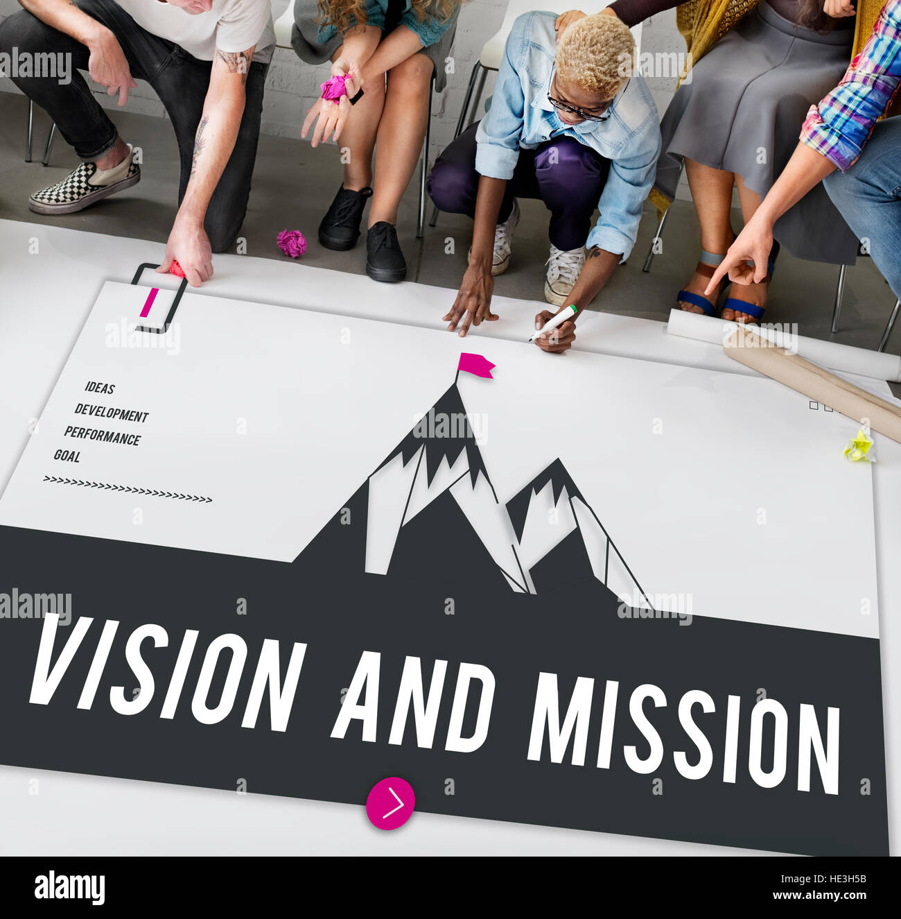 Challenge Target Improvement Strategy Concept Stock Photo - Alamy