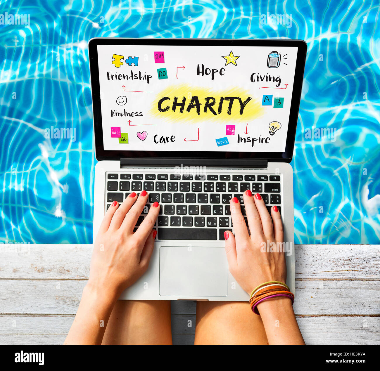 Help Chairty Charity Community Share Help Concept Stock Photo - Alamy