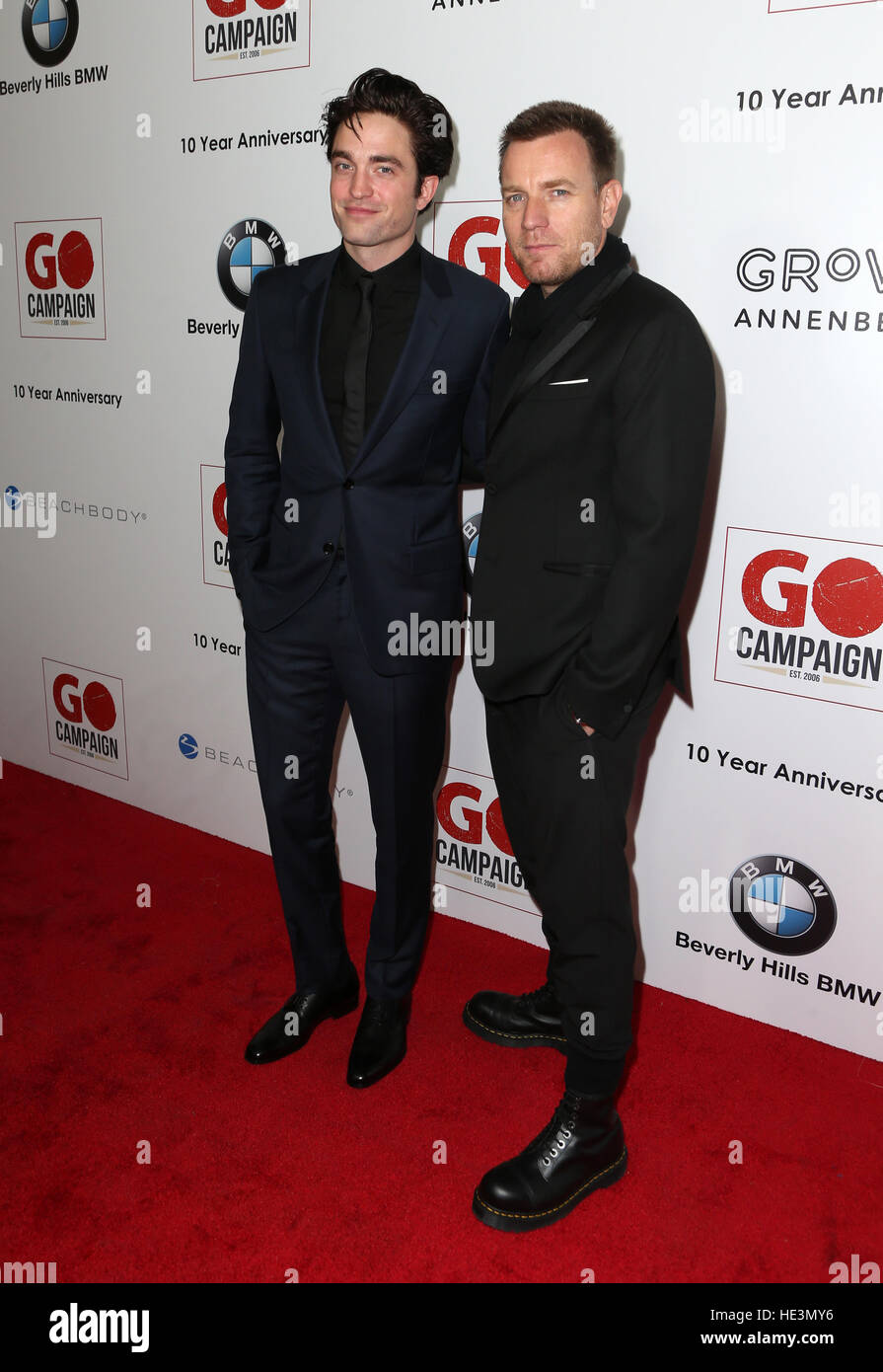 10th Annual GO Campaign Gala  Featuring: Robert Pattinson, Ewan McGregor Where: Los Angeles, California, United States When: 05 Nov 2016 Stock Photo