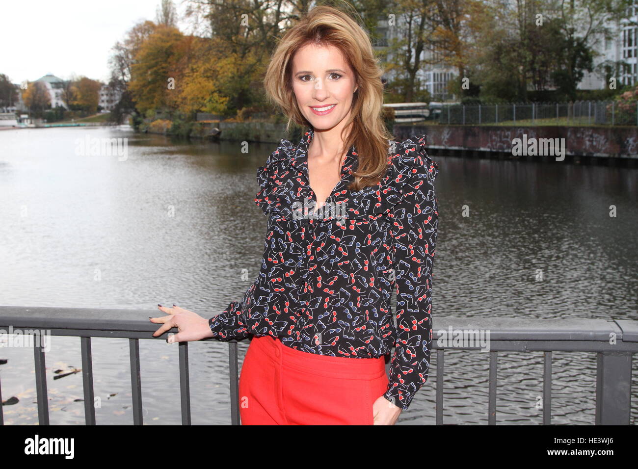 Photocall for NDR movie 'Die Windsors - 100 turbulente Jahre'.  Featuring: Mareile Höppner Where: Hamburg, Germany When: 07 Nov 2016 Stock Photo