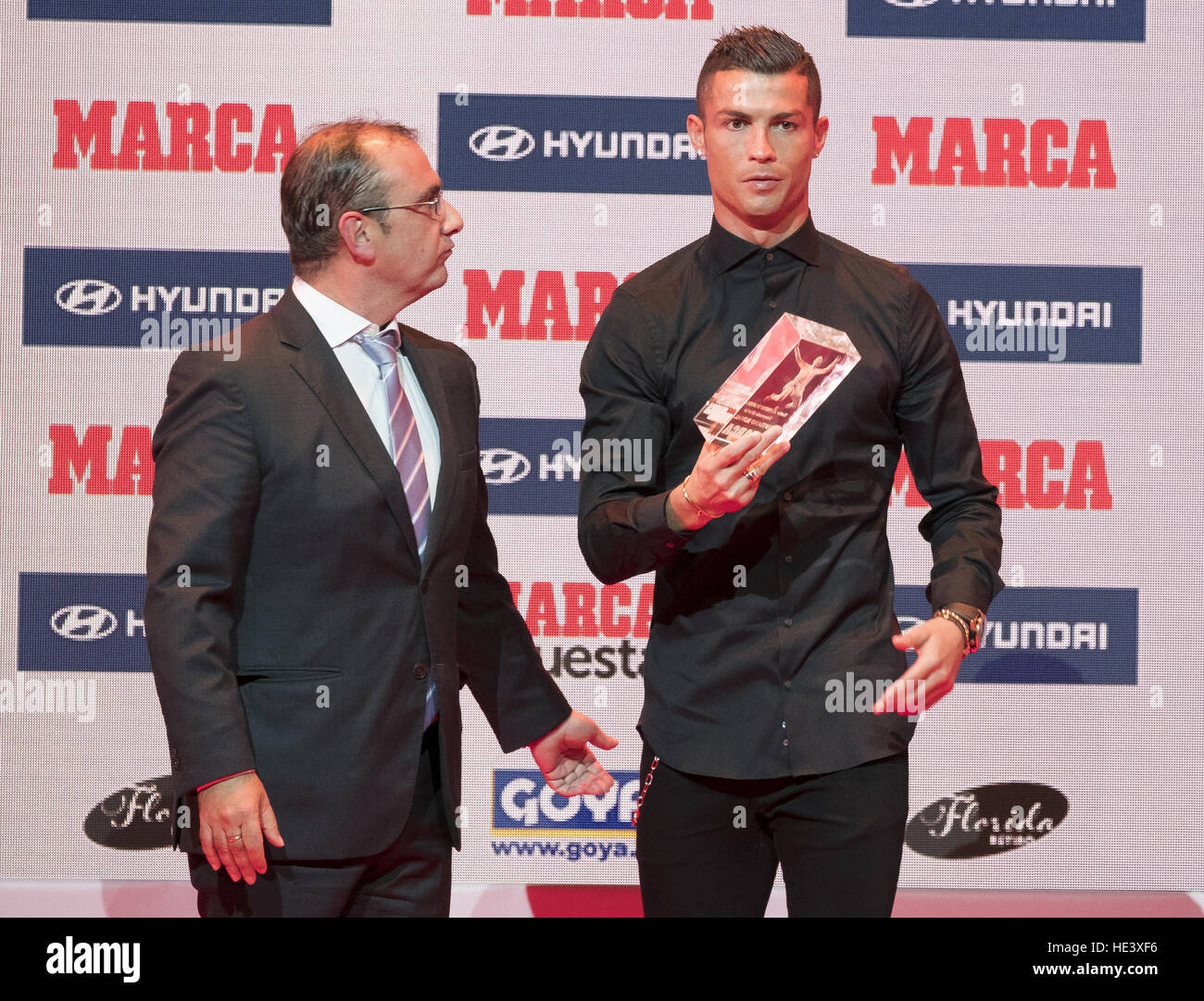 Cristiano ronaldo and alfredo di stefano hires stock photography and