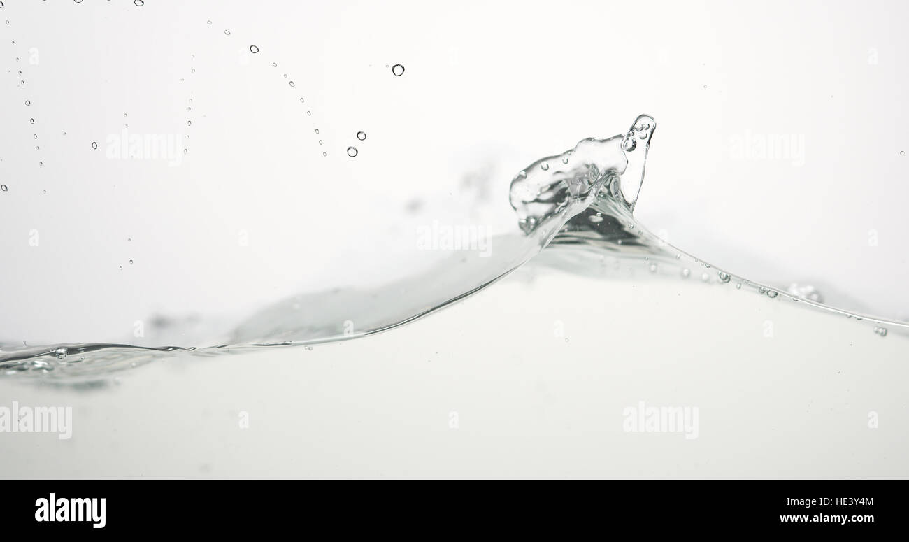 clear water waves and splashes side view Stock Photo Alamy