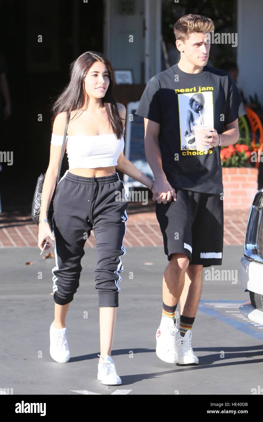 Madison Beer and Jack Gilinsky seen leaving Fred Segal hand in hand