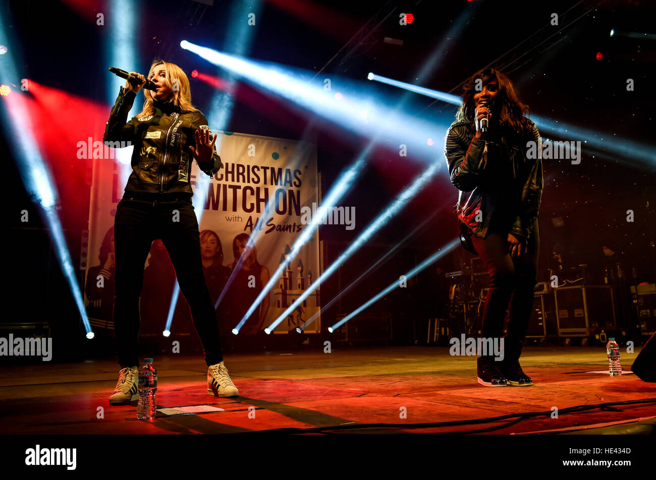 All Saints switch on the Winter Wonderland Christmas lights at Cribs