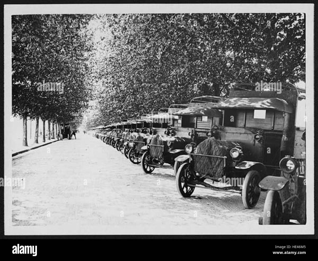 Old and new transport Black and White Stock Photos & Images - Alamy