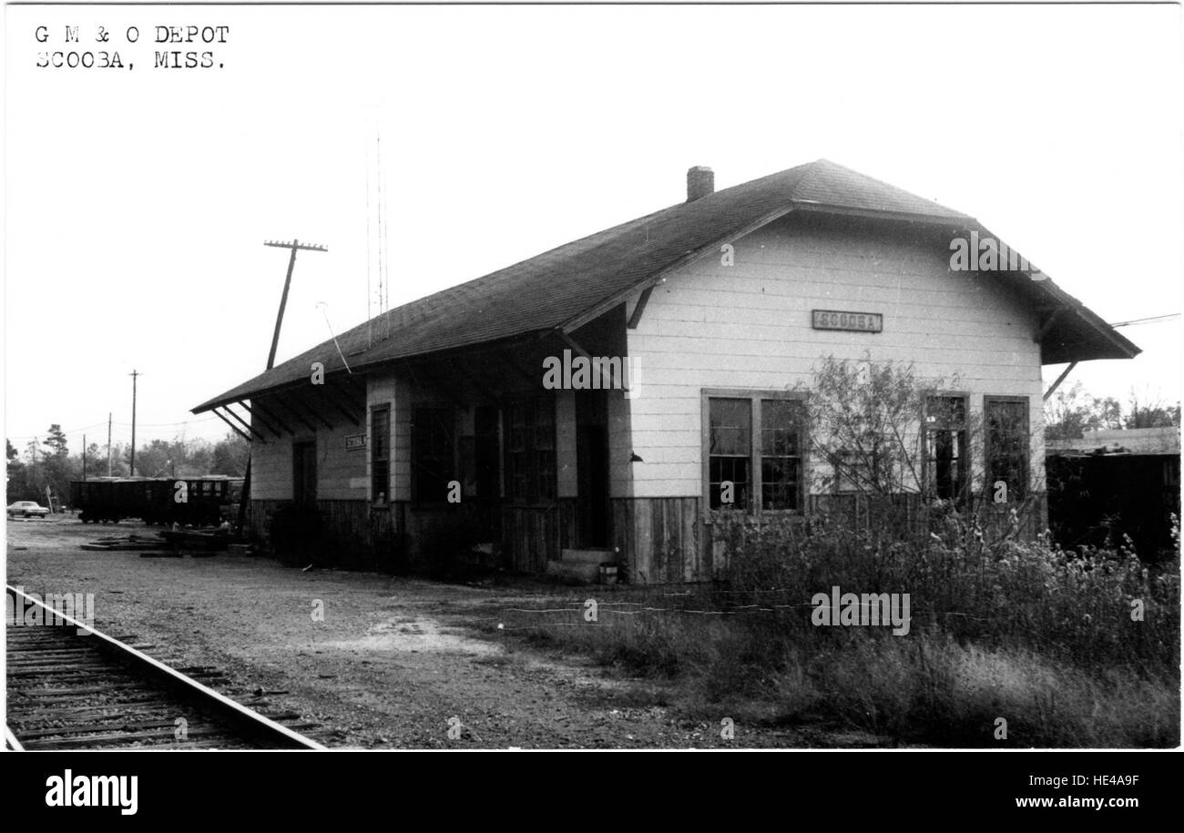 G M and O Depot, Scooba, Miss, November 1975 Stock Photo Alamy