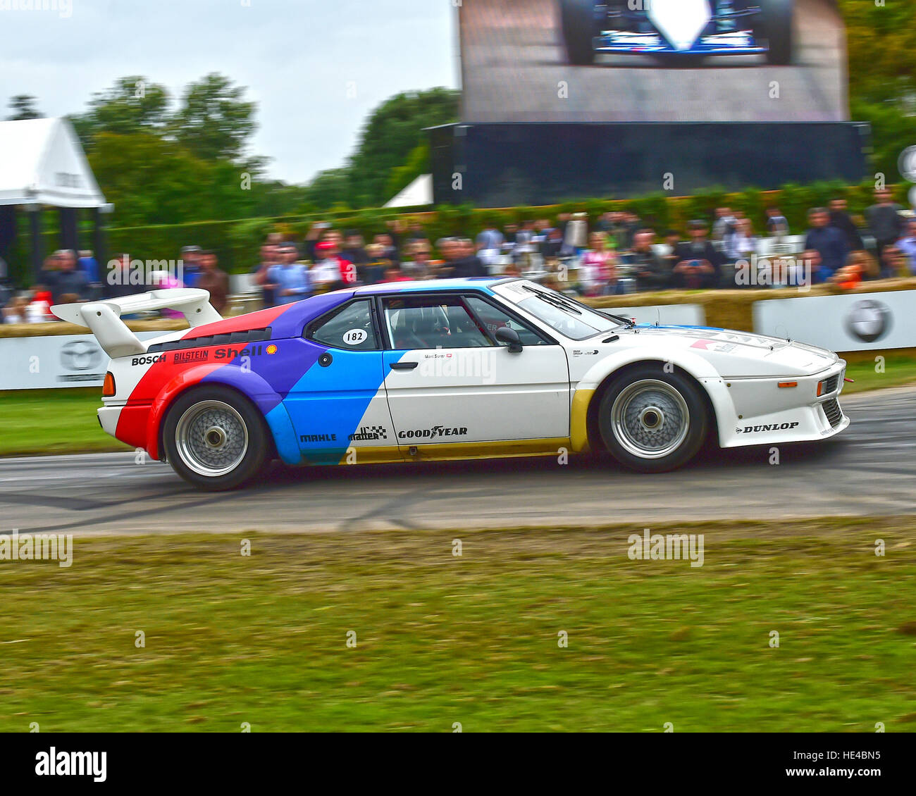 Marc Surer, BMW M1 Procar, BMW Centenary, Goodwood Festival of Speed, 2016. automobiles, cars, entertainment, Festival of Speed, FoS, Full Throttle, G Stock Photo