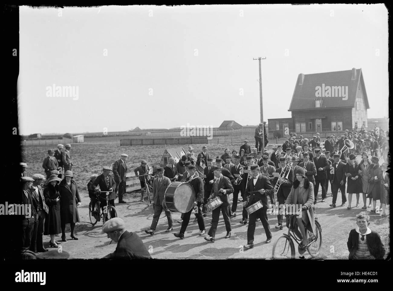 Old Procession Procession, historic history, bygone image, old ancient past, Den ...