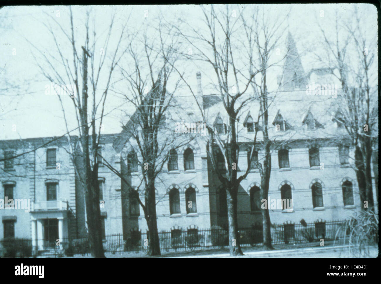 Barker House and Mount Hope, London, 1877 Stock Photo Alamy