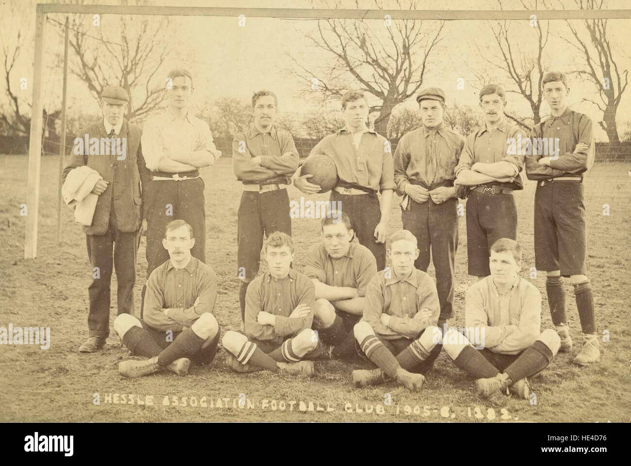 Hessle (East Yorkshire Association Football team 1905-06  DDOW-2-11 Stock Photo