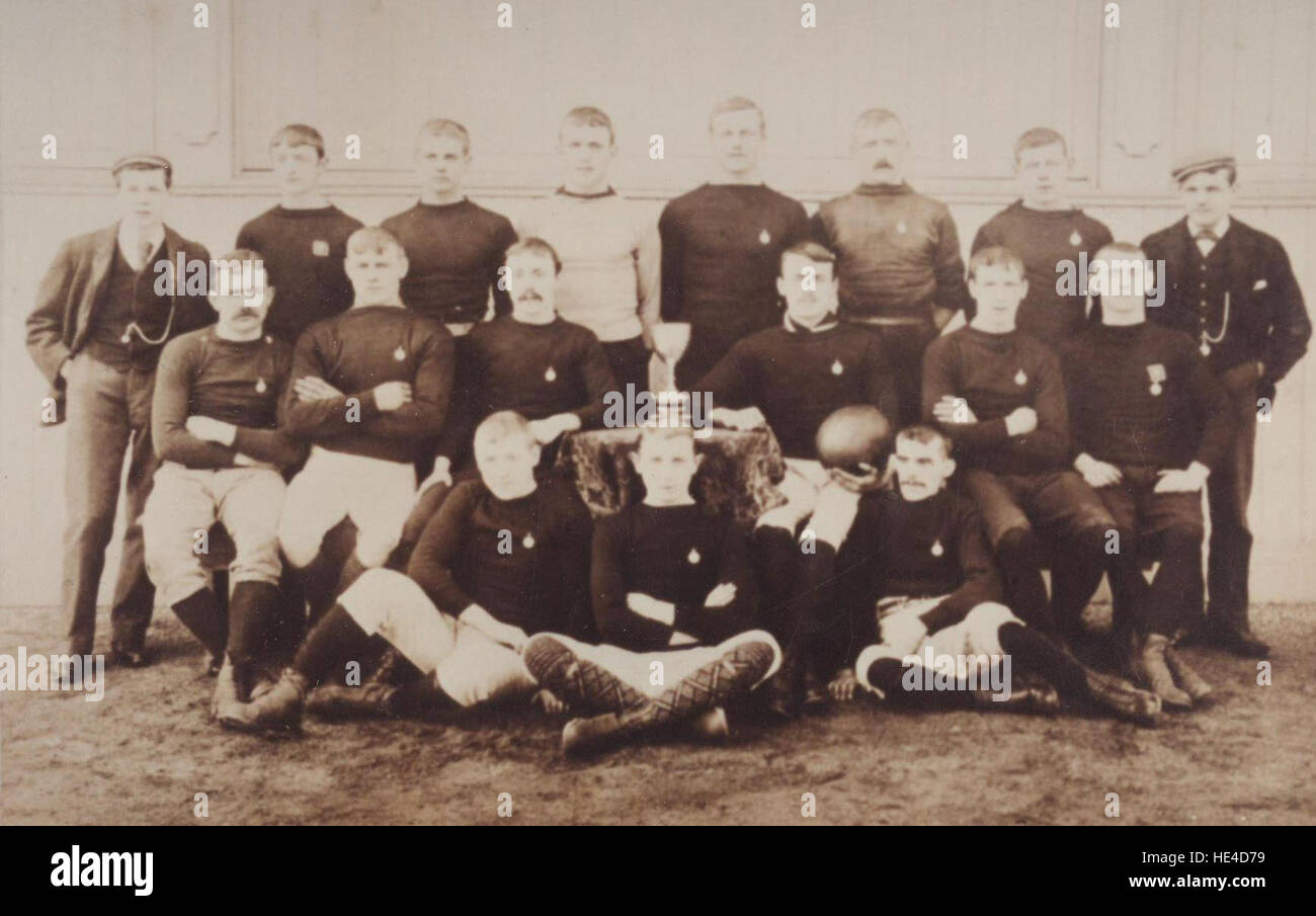 Beverley Britannia (East Yorkshire Football team 1883-84  DDX1525-4-1 Stock Photo