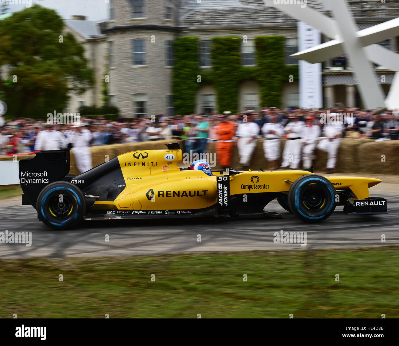 Jolyon Palmer, Kevin Magnussen, Renault Sport E20, The F1 Teams, Goodwood Festival of Speed, 2016. automobiles, cars, entertainment, Festival of Speed Stock Photo