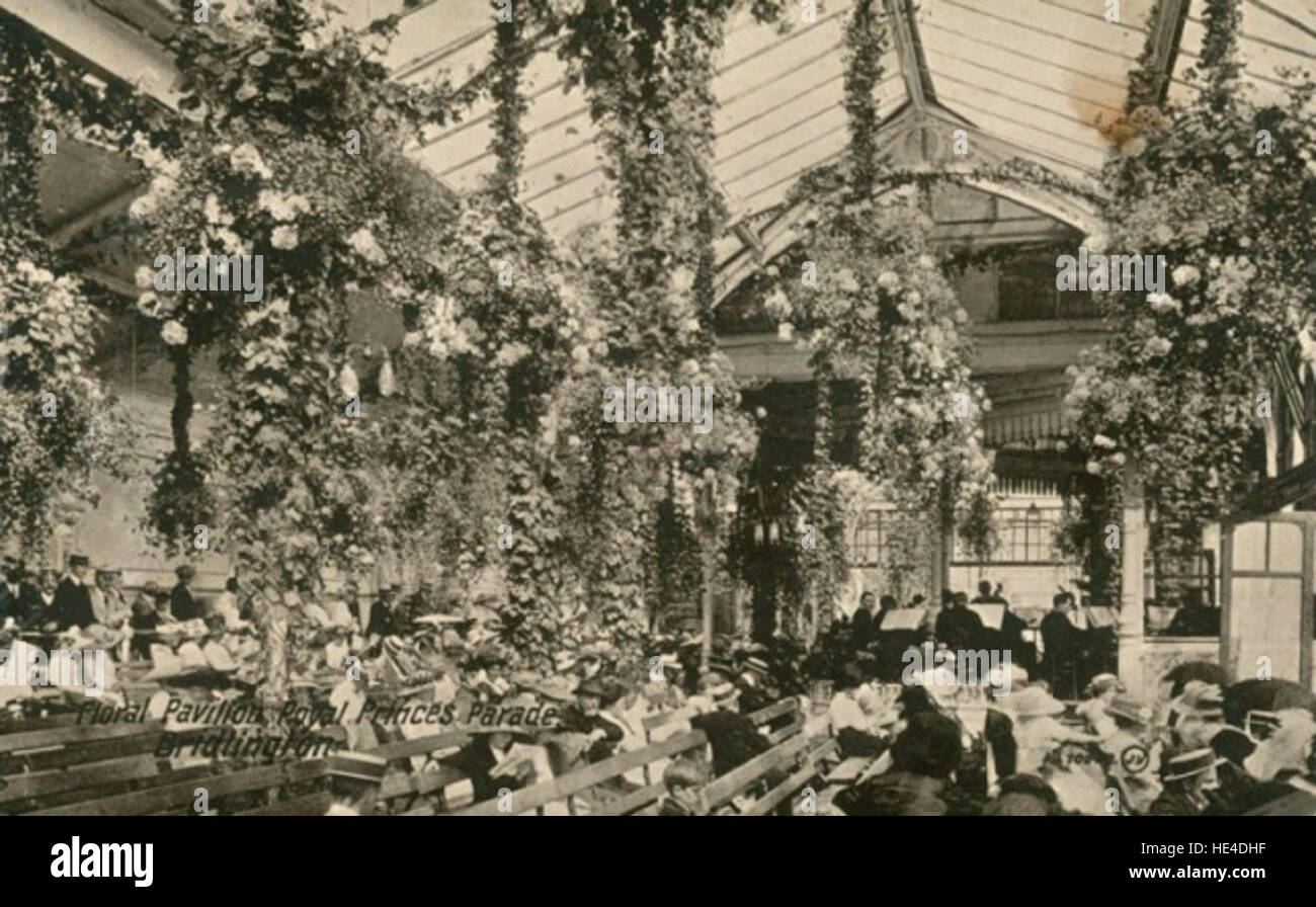 Princes Parade - Floral Pavilion, Bridlington, c1922  PO-1-20-91 Stock Photo