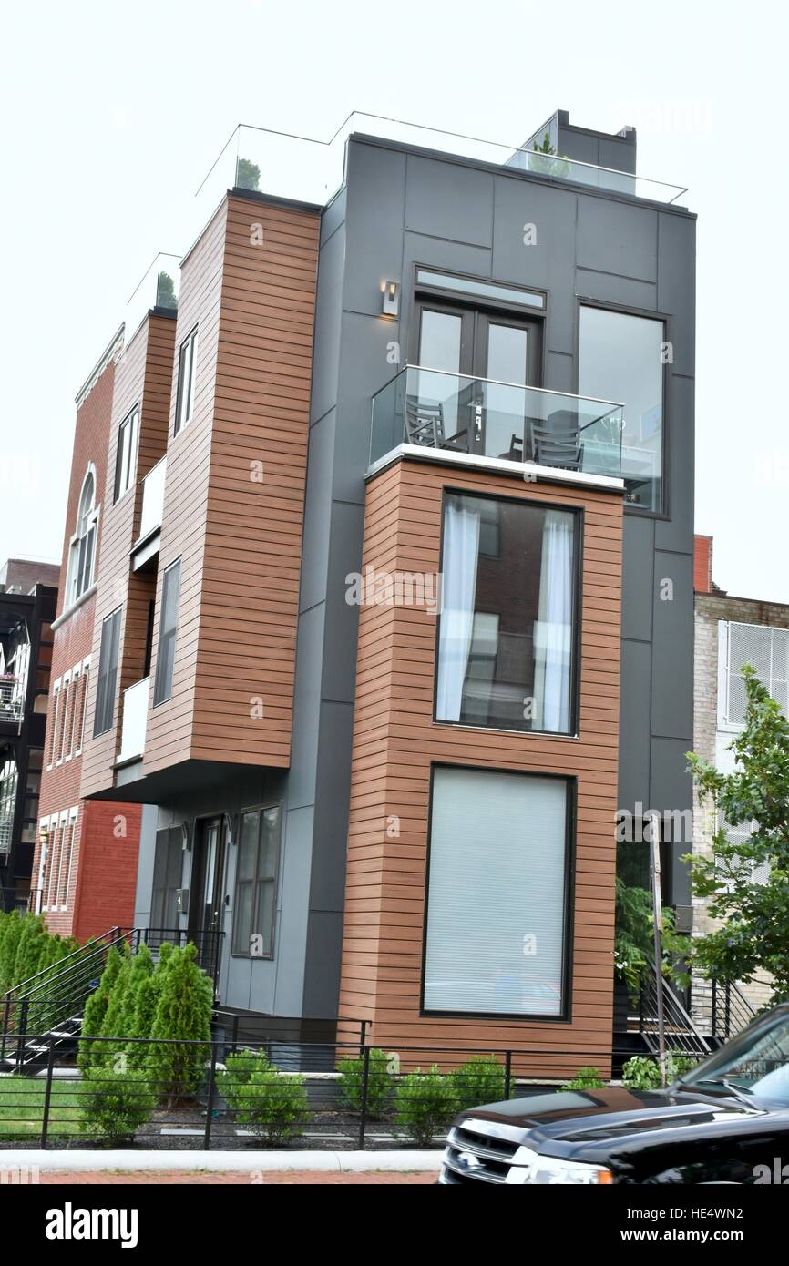 Picture of Luxury modern homes in downtown Washington DC Stock Photo - Alamy