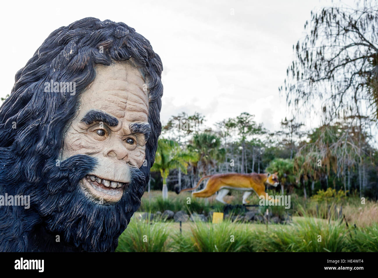 Florida The Everglades,Tamiami Trail,Skunkape Headquarters,panther