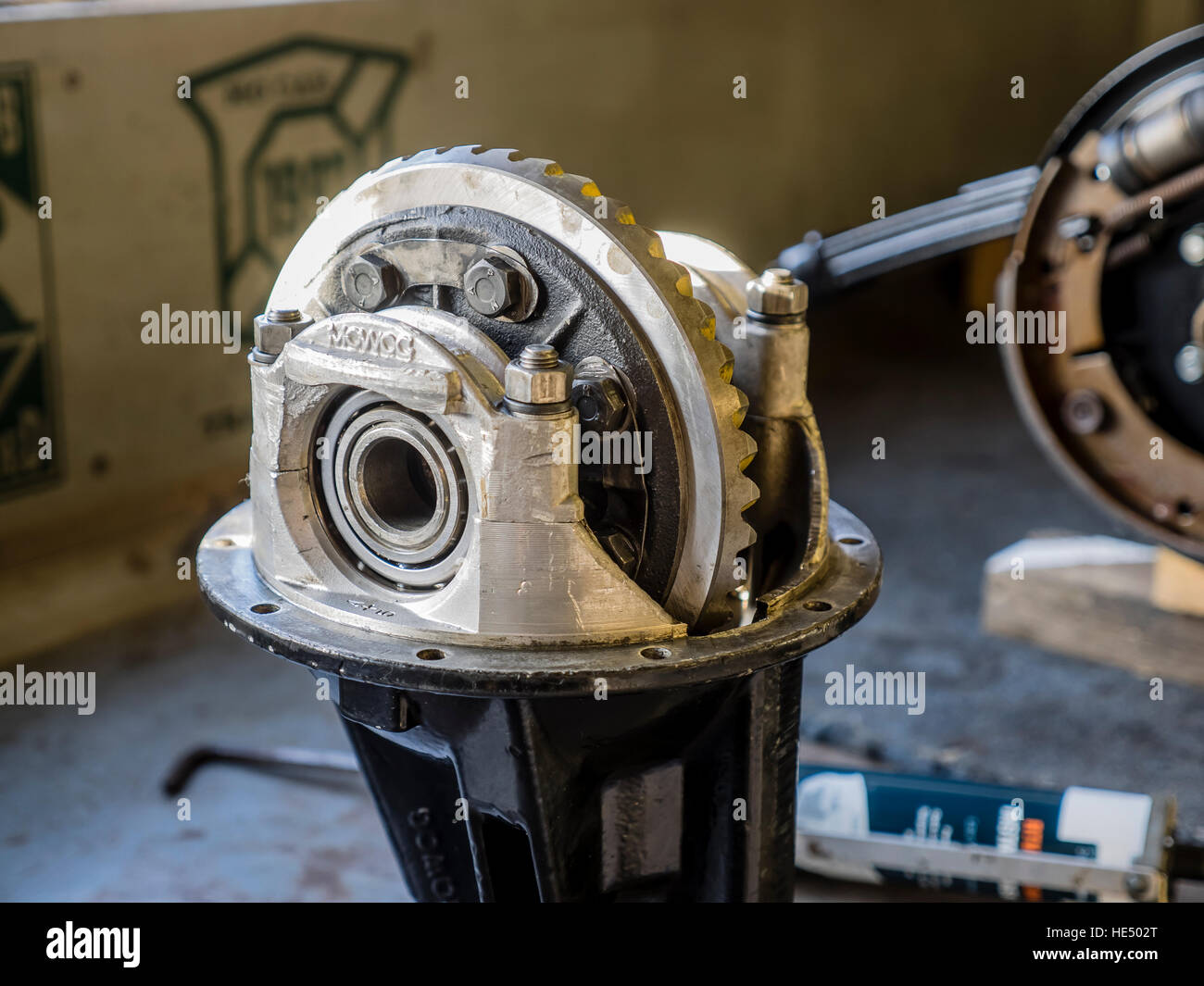 MGB Reconditioned Differential Stock Photo Alamy
