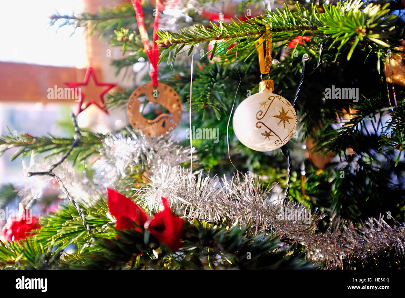 Christmas bauble british hi-res stock photography and images - Alamy