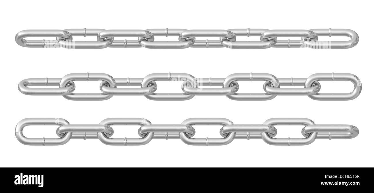 Collection of metal chains Stock Photo Alamy