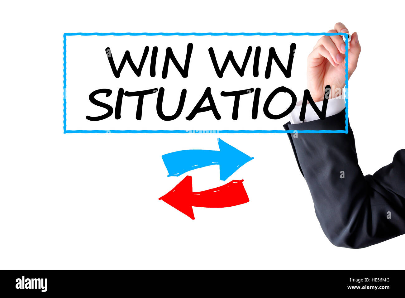 Win win situation Stock Photo