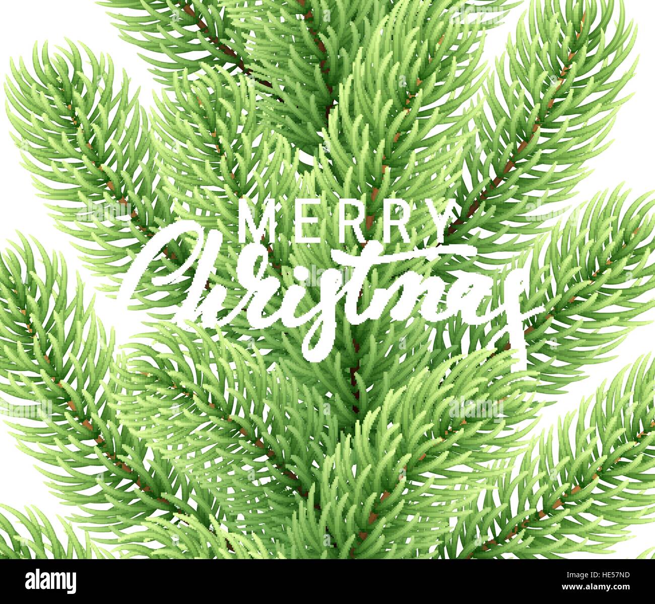 Christmas background with fir branches Stock Vector Image & Art - Alamy