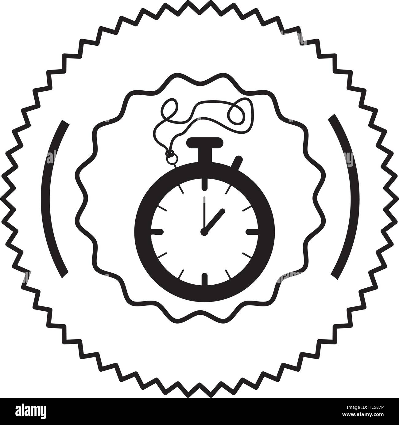 Isolated chronometer design Stock Vector Image & Art - Alamy