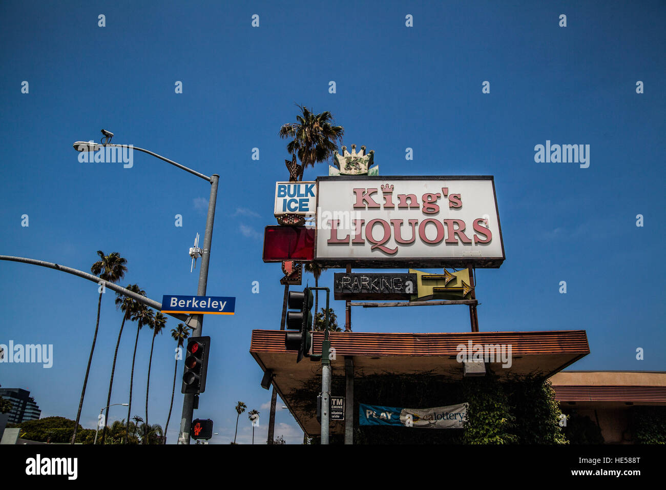 Los Angeles Liquor Stores Stock Photo Alamy