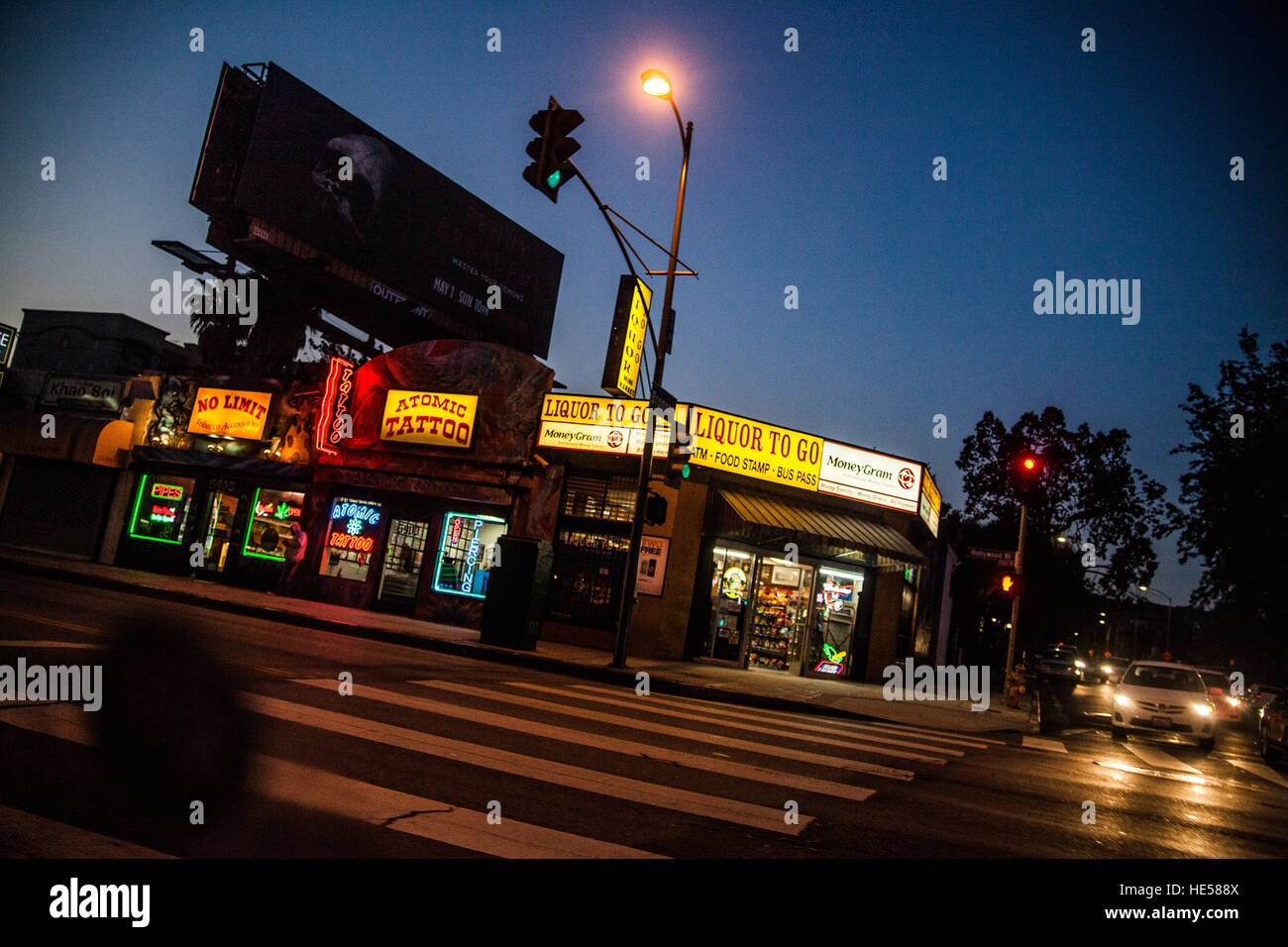 Los Angeles Liquor Stores Stock Photo Alamy