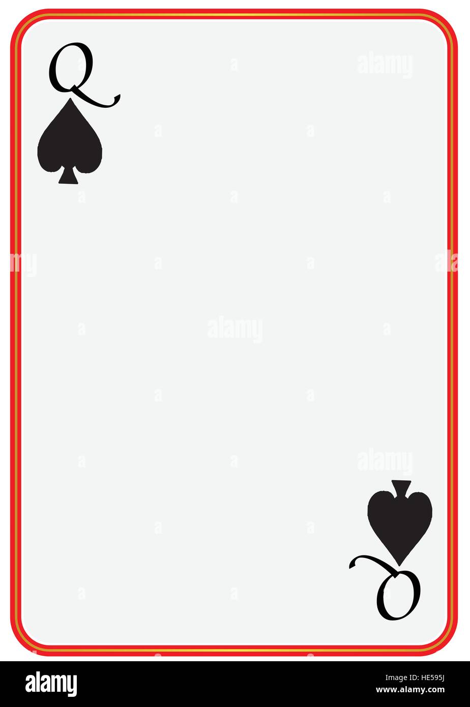 Blank Playing Cards Poker Other Games Stock Illustration 1220241349
