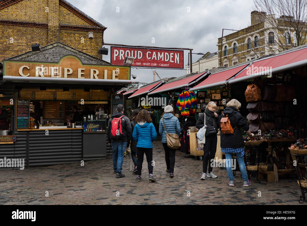 Exploring iconic Camden Markets in London Stock Photo - Alamy