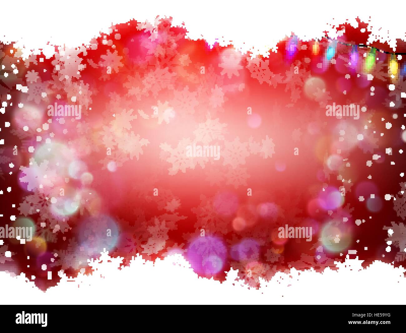 Christmas banner with baubles. EPS 10 Stock Vector