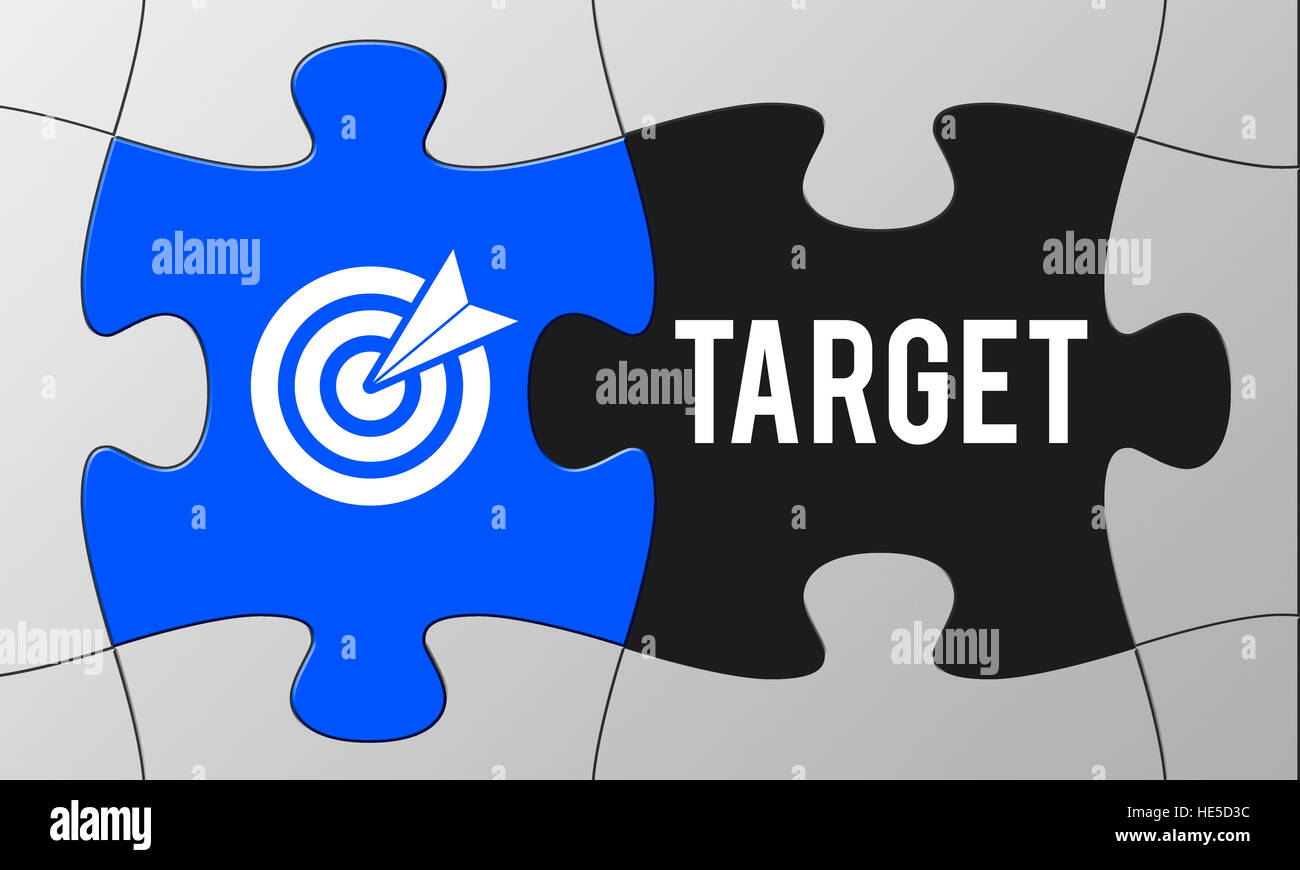 Achievement Success Goals Target Jigsaw Puzzle Concept Stock Photo Alamy