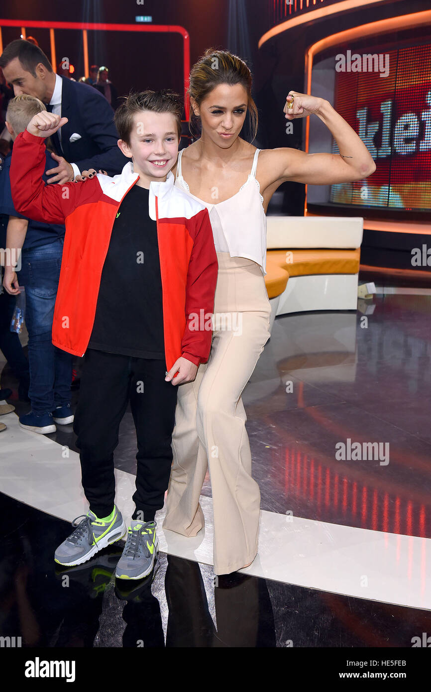 Recording of german ARD TV show 'Klein gegen Gross' (Kids vs. Grown Ups