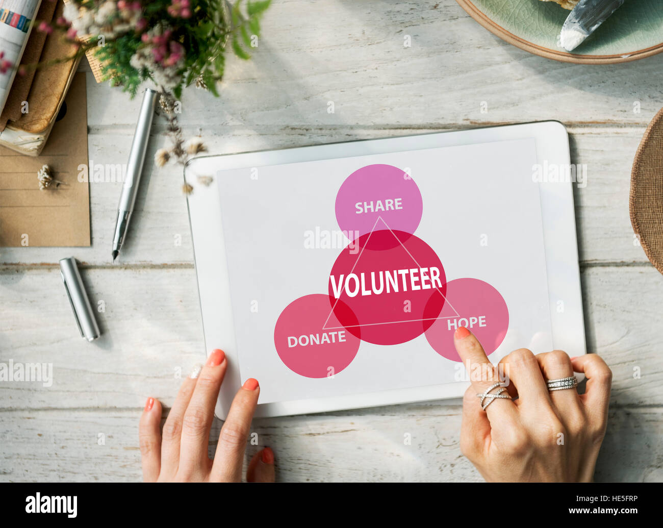 Charity Donations Support Volunteer Welfare Concept Stock Photo - Alamy