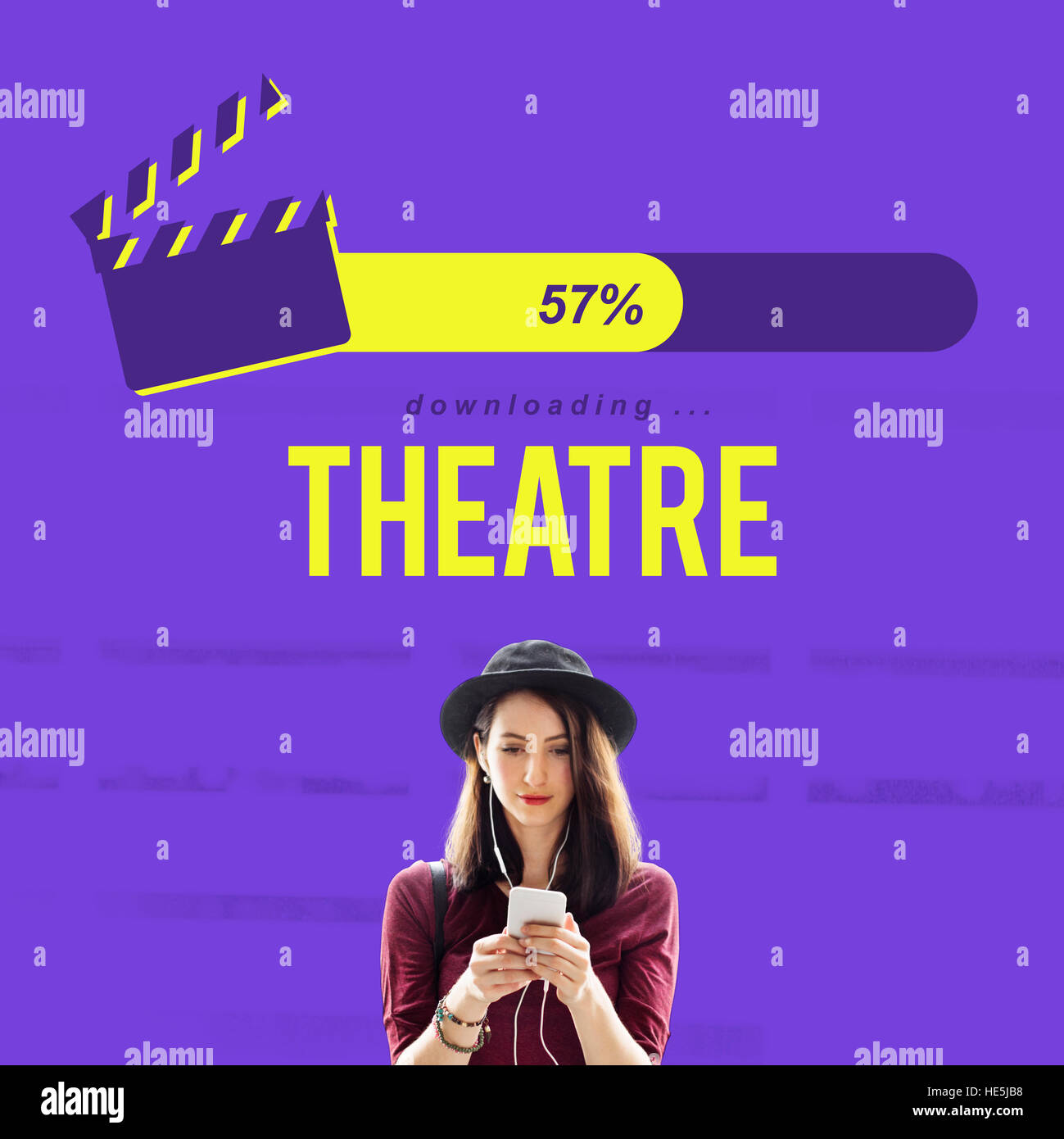 Entertainment Multimedia Theatre Movies Concept Stock Photo - Alamy