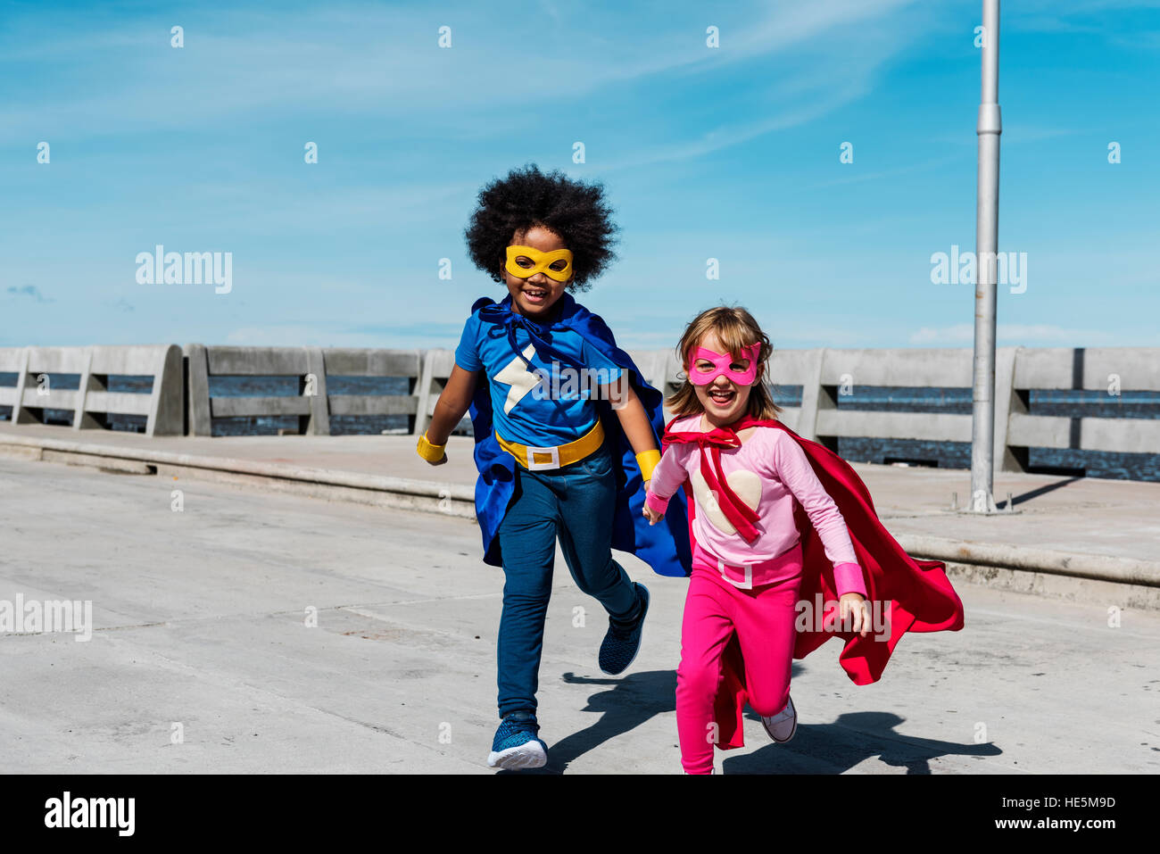 Children Childhood Super Hero Concept Stock Photo Alamy
