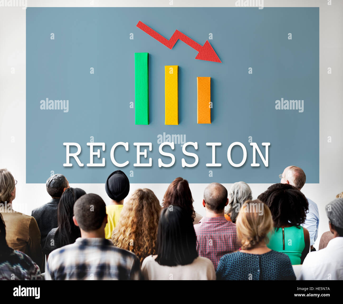 Finance Economic Recession Analysis Concept Stock Photo Alamy
