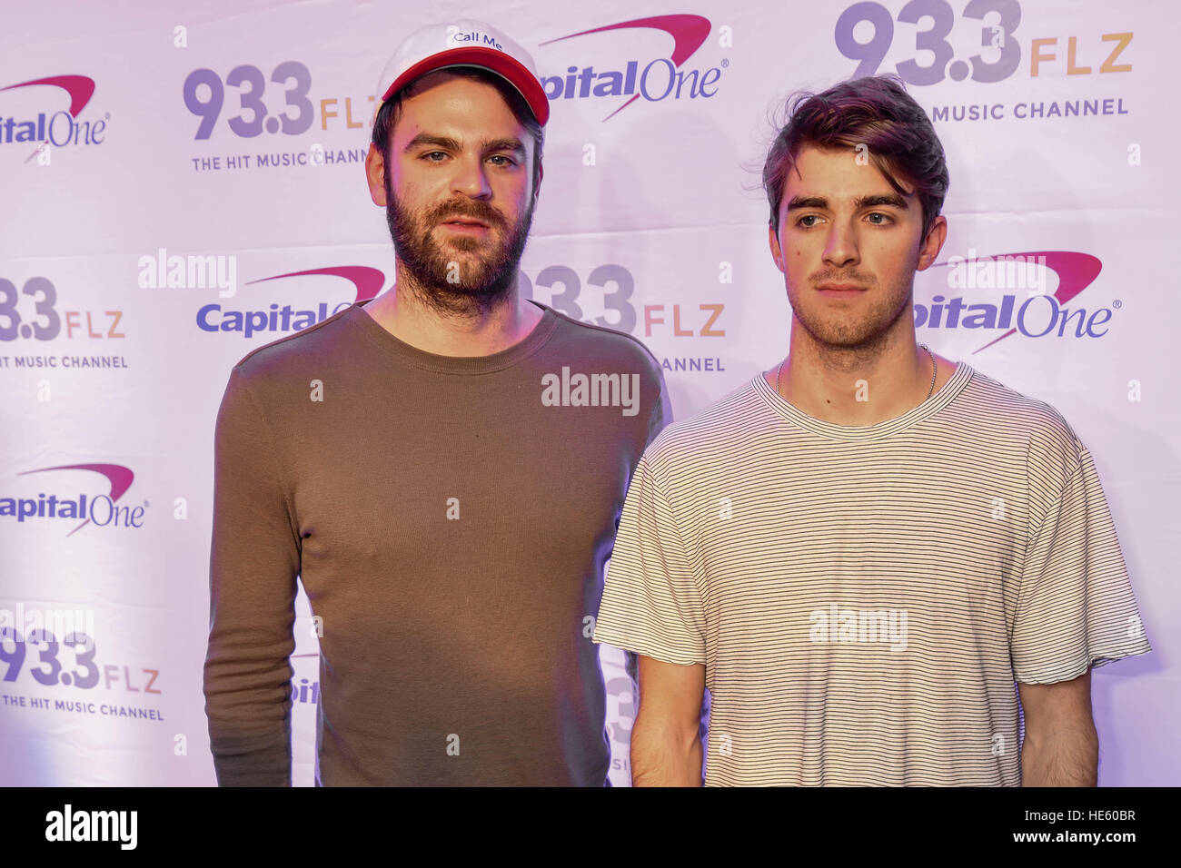 Tampa, Florida, USA. 17th Dec, 2016. The Chainsmokers on the Red Carpet