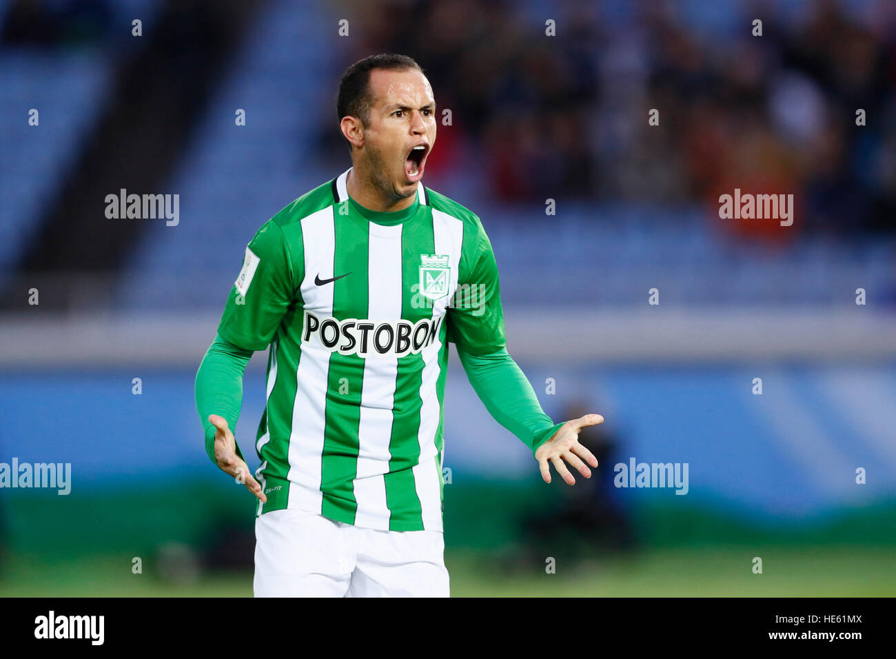 Kanagawa Japan 18th Dec 2016 Alejandro Guerra Atletico Nacional Football Soccer Fifa Club World Cup Japan 2016 3rd Place Match Between Club America 2 4 3 2 Atletico Nacional At Yokohama International Stadium In Kanagawa