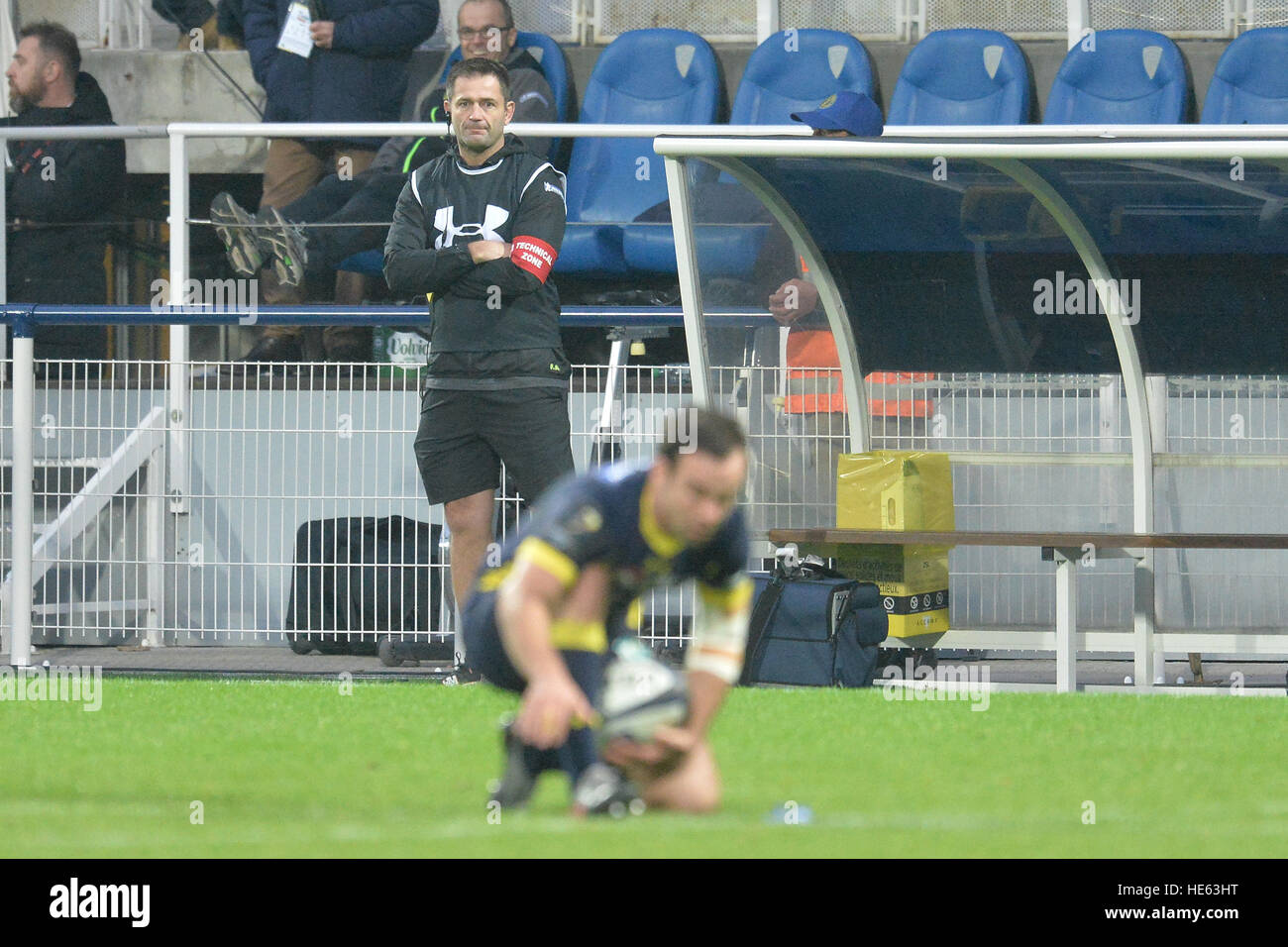 Lot De 3 Cartes Postales CP Rugby - Stade Marcel Michelin, Clermont-Ferrand