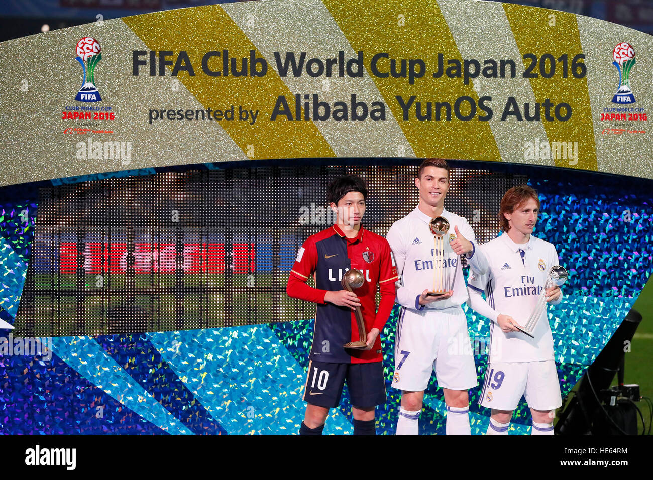 Fifa club world cup trophy 2016 hi-res stock photography and