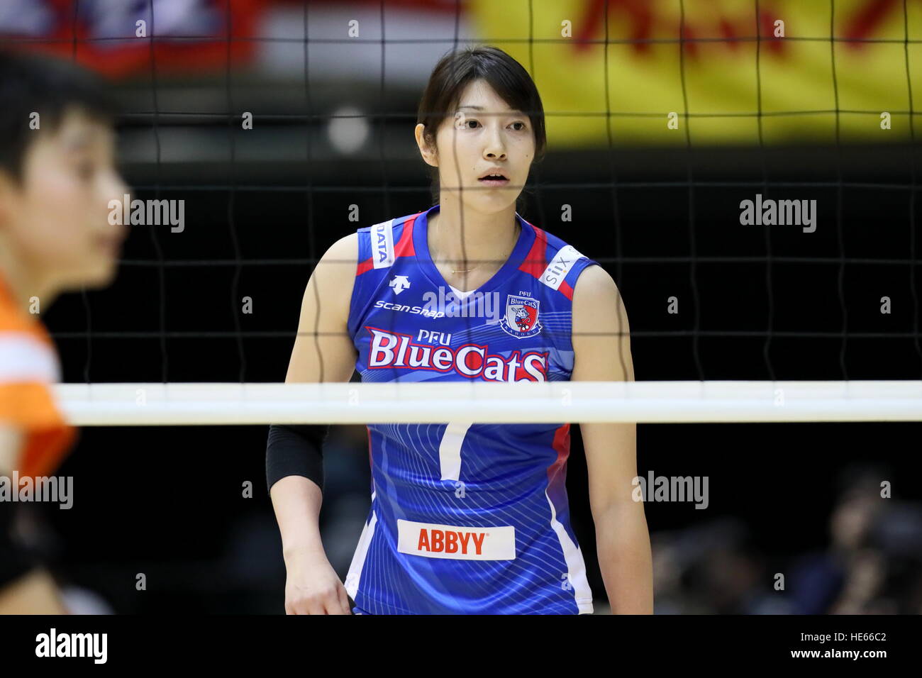 Tokyo Metropolitan Gymnasium, Tokyo, Japan. 17th Dec, 2016. Maiko Kano (PFU), DECEMBER 17, 2016 - Volleyball : All Japan Women's Volleyball Championships 2nd round match between PFU Bleu Cats 3-1 Seiei High School at Tokyo Metropolitan Gymnasium, Tokyo, Japan. © AFLO SPORT/Alamy Live News Stock Photo