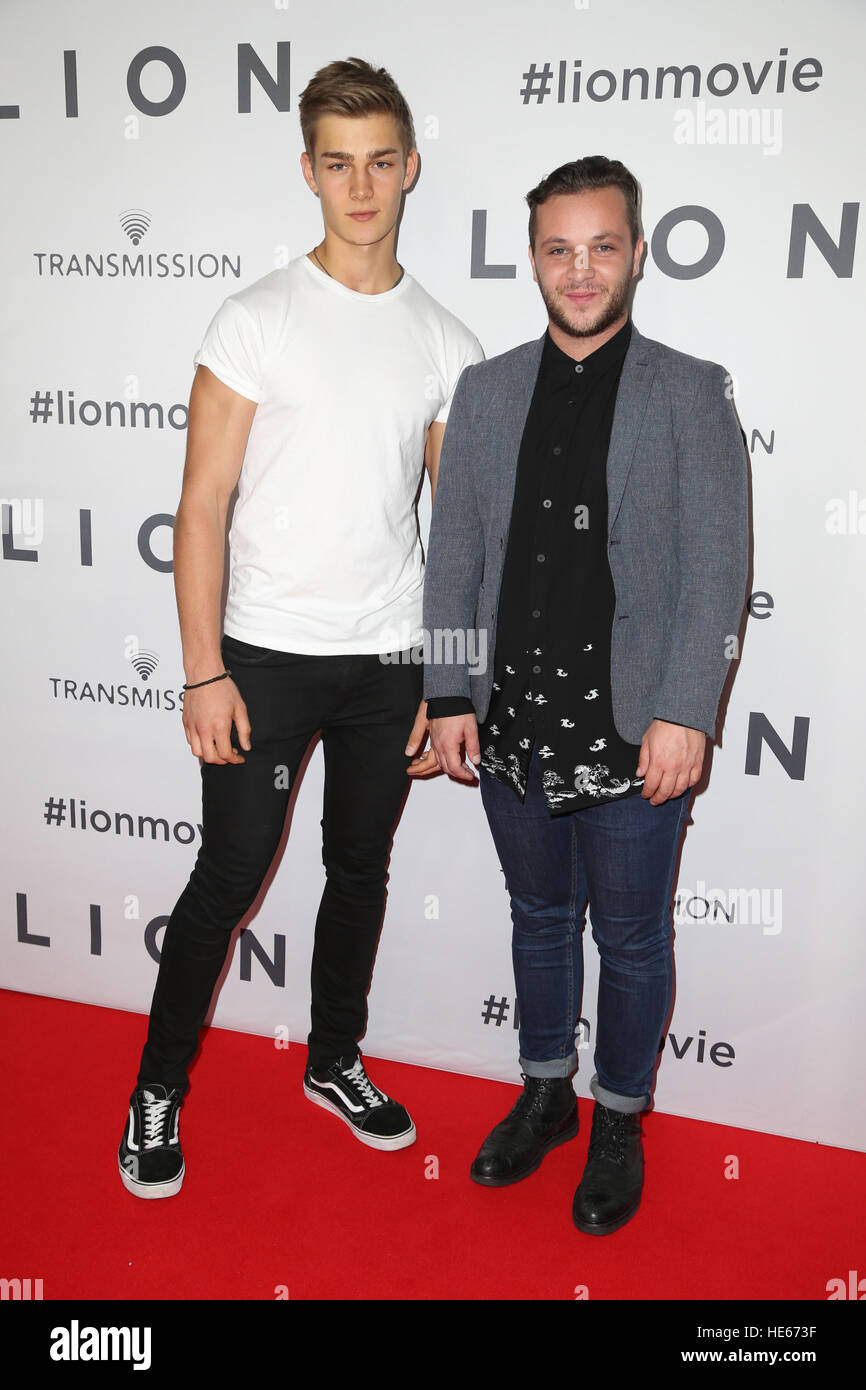 Sydney, Australia. 19 December 2016. The cast and crew of LION arrived on the red carpet for the Australian premiere at the State Theatre in Sydney.  The highly anticipated film comes from the producers of The King’s Speech and is based on the incredible true story of Saroo Brierley. Saroo is portrayed by Dev Patel in the film and his parents John and Sue Brierley are played by Nicole Kidman and David Wenham – the Brierley family will join the cast on the red carpet. Credit: © Richard Milnes/Alamy Live News Stock Photo