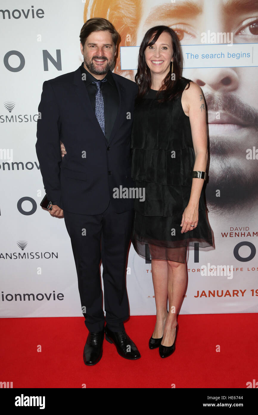 Sydney, Australia. 19 December 2016.  Pictured: Angie Fileder (Producer). The cast and crew of LION arrived on the red carpet for the Australian premiere at the State Theatre in Sydney.  The highly anticipated film comes from the producers of The King’s Speech and is based on the incredible true story of Saroo Brierley. Saroo is portrayed by Dev Patel in the film and his parents John and Sue Brierley are played by Nicole Kidman and David Wenham – the Brierley family will join the cast on the red carpet. Credit: © Richard Milnes/Alamy Live News Stock Photo