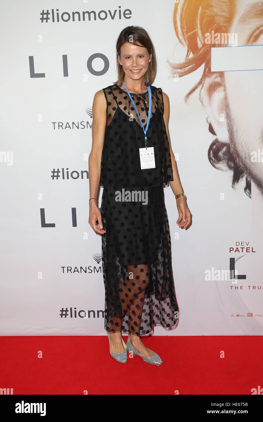 Sydney, Australia. 19 December 2016. Pictured: Antonia Kidman. The cast and crew of LION arrived on the red carpet for the Australian premiere at the State Theatre in Sydney.  The highly anticipated film comes from the producers of The King’s Speech and is based on the incredible true story of Saroo Brierley. Saroo is portrayed by Dev Patel in the film and his parents John and Sue Brierley are played by Nicole Kidman and David Wenham – the Brierley family will join the cast on the red carpet. Credit: © Richard Milnes/Alamy Live News Stock Photo