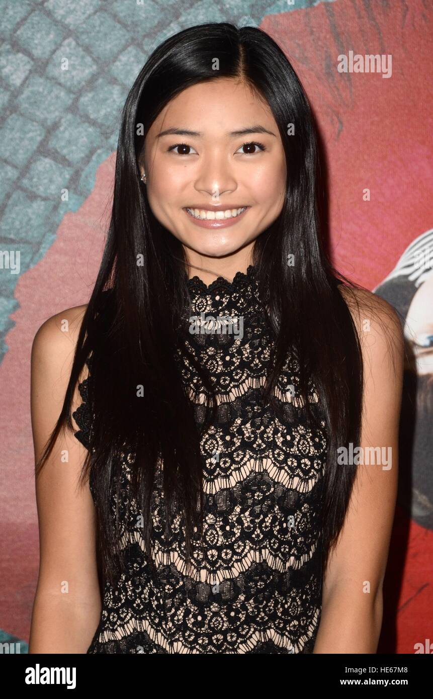 Los Angeles, CA, USA. 16th Dec, 2016. Ashley Liao at arrivals for AMELIE, A NEW MUSICAL Opening Night, Ahmanson Theatre at the Music Center, Los Angeles, CA December 16, 2016. © Priscilla Grant/Everett Collection/Alamy Live News Stock Photo