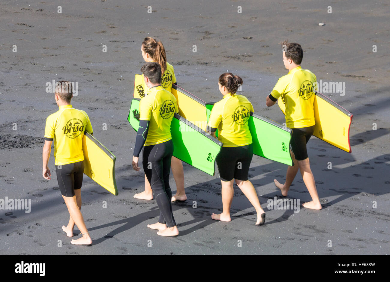 Bodyboarding lesson at La Cicer on Las Canteras beach in Las Palmas