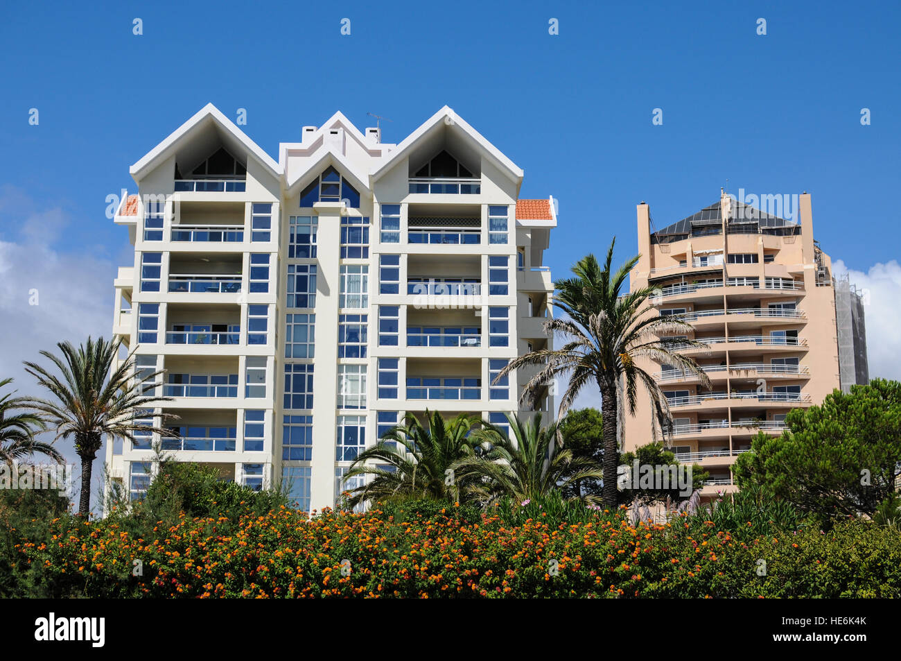 Cascais apartments Portugal Stock Photo Alamy