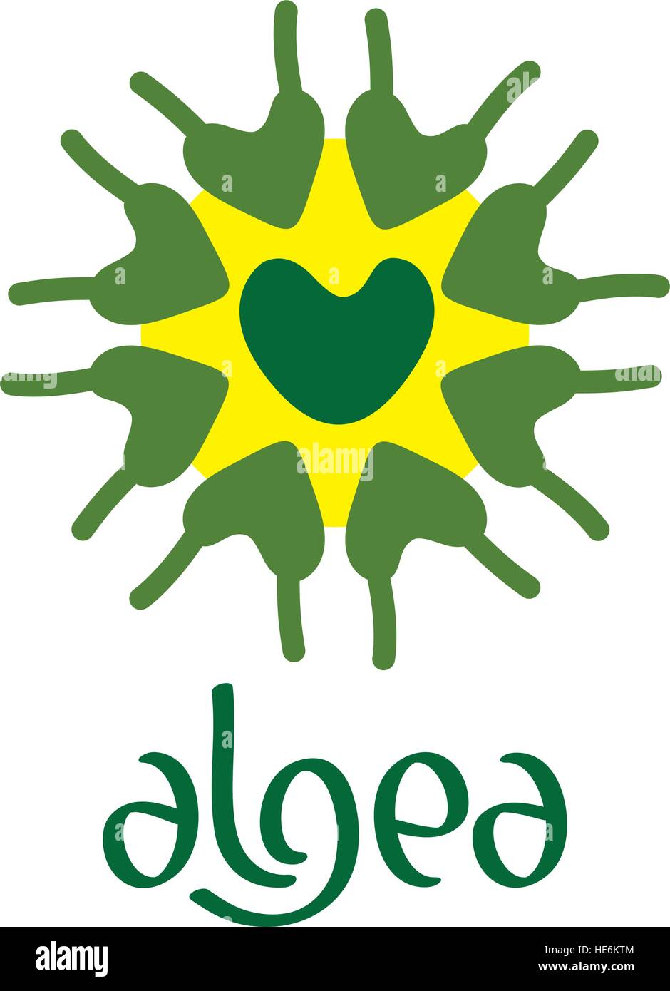 Microscobic Algea Icon and Logo Design Stock Vector Image & Art - Alamy