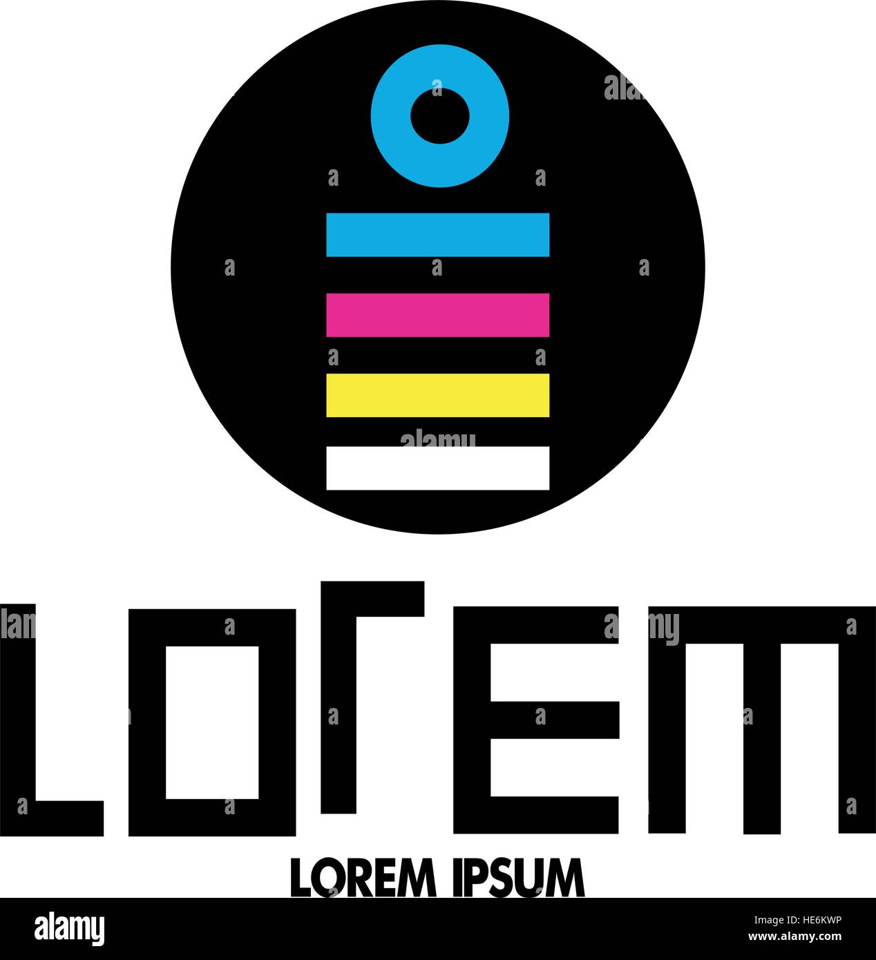 CMYK Logo Design Concept, EPS 8 supported Stock Vector Image & Art - Alamy
