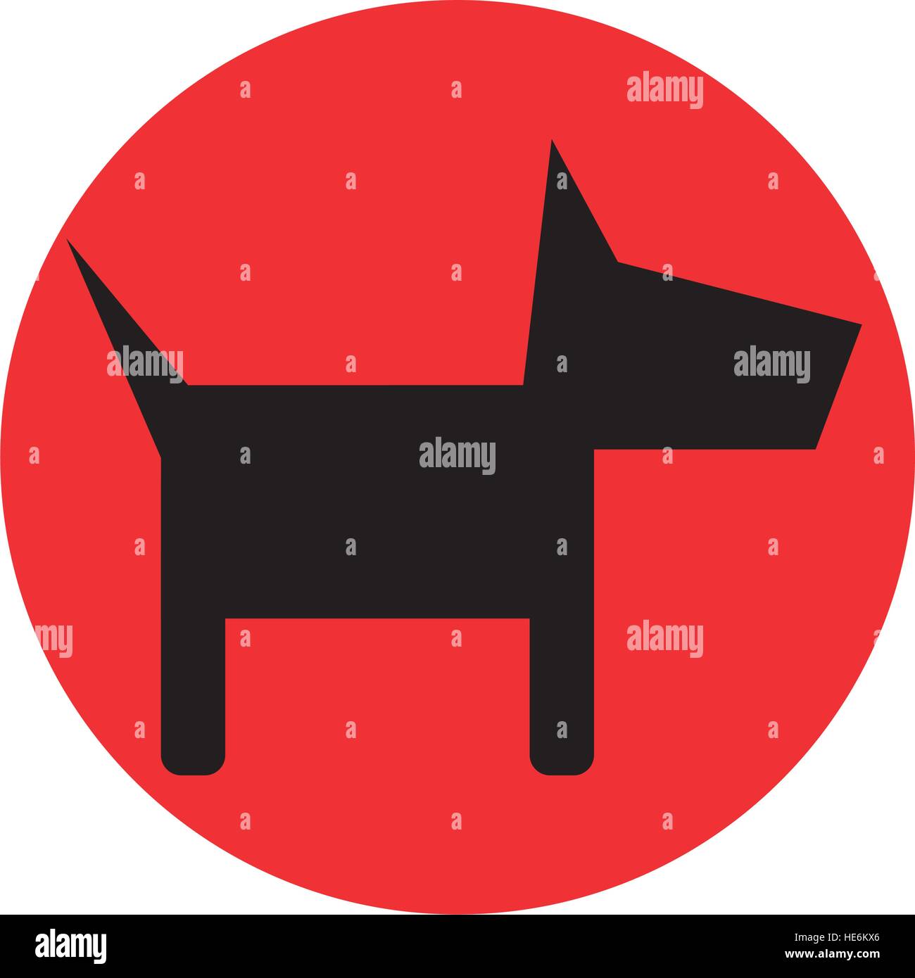 Dog Icon Design Concept, EPS 10 supported Stock Vector Image & Art - Alamy